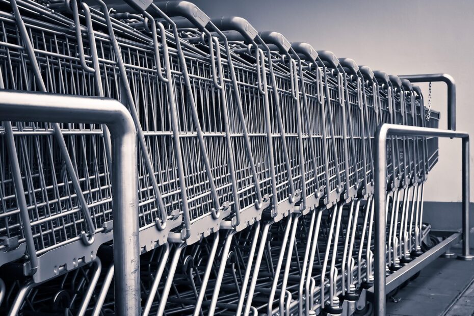 Billede af Indkøbsvogne, Købmand, Handle ind fra Pixabay